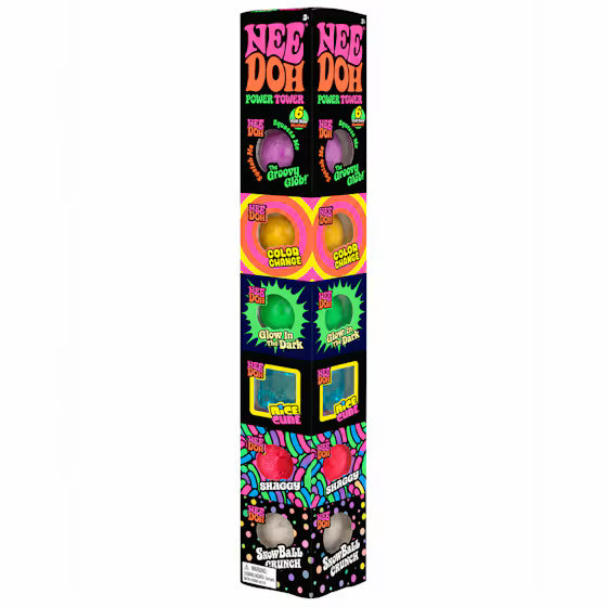 NeeDoh Power Tower 6 Pack