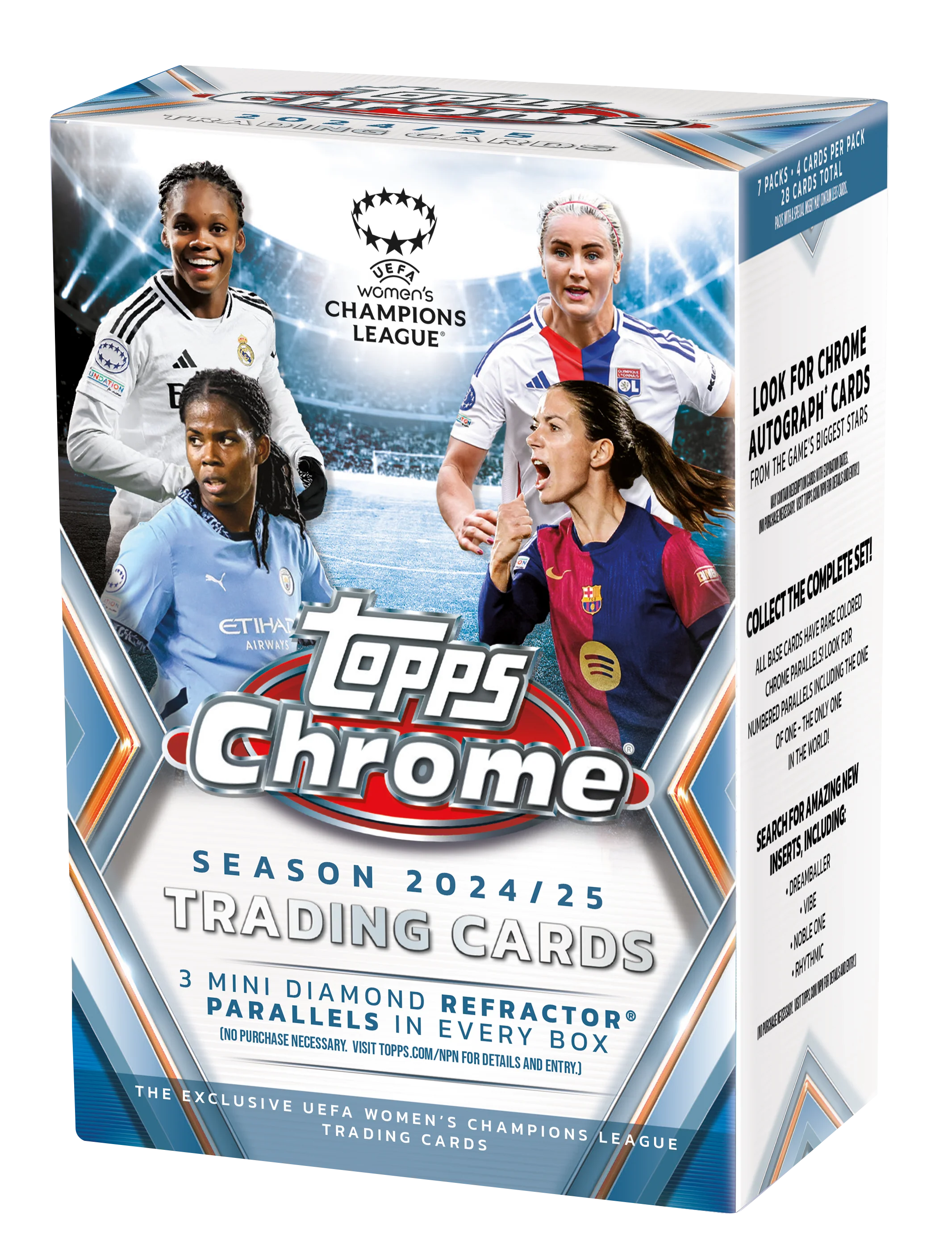 2025-26 Topps Chrome UEFA Women's Champions League Value Box