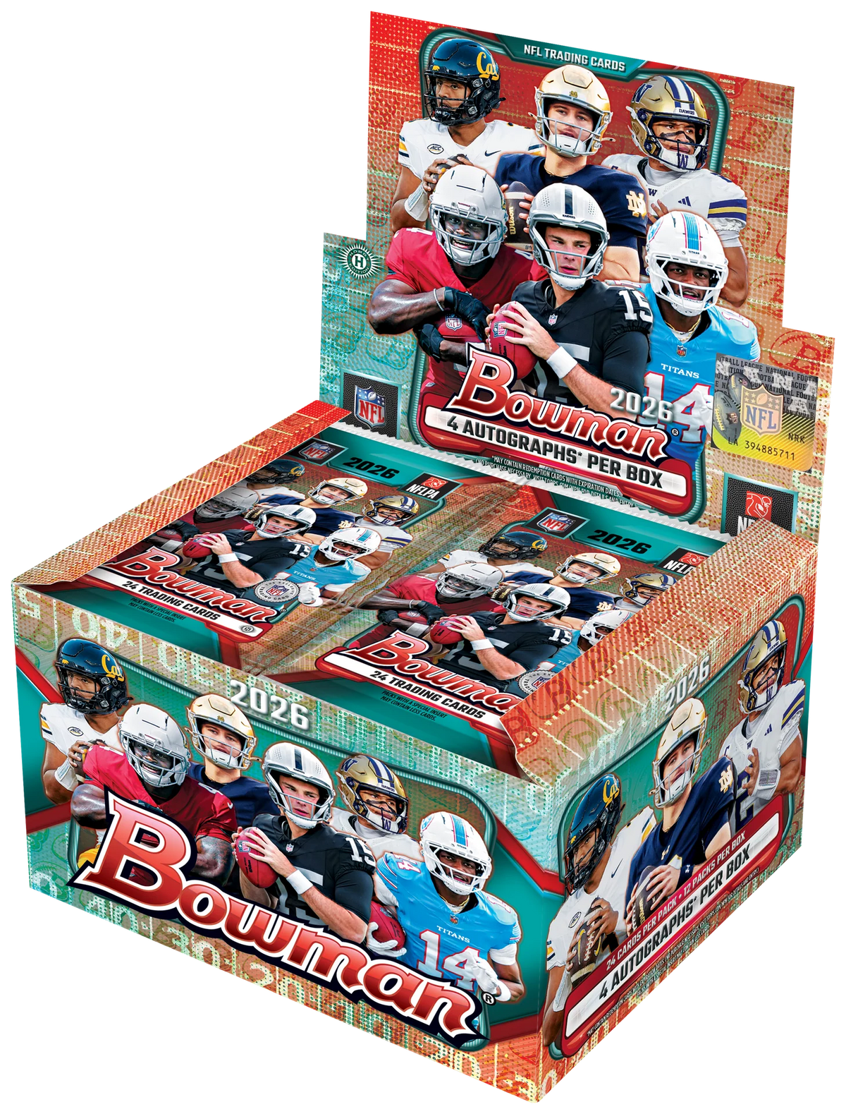 2026 Topps Bowman NFL Football Jumbo Hobby Box