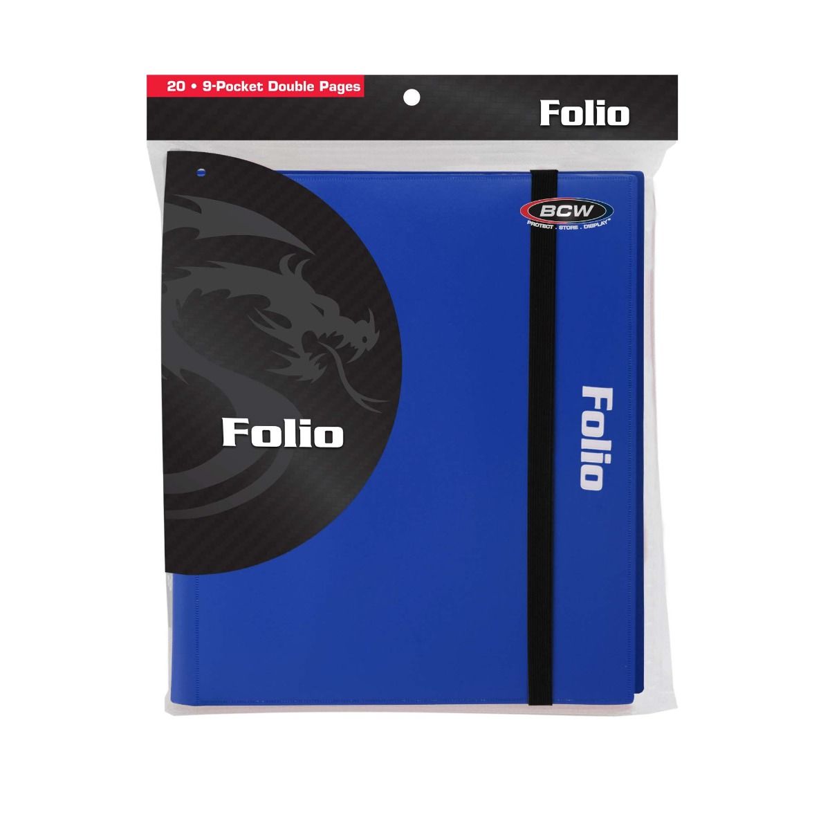 BCW - Folio 9 Pocket Binder - Blue