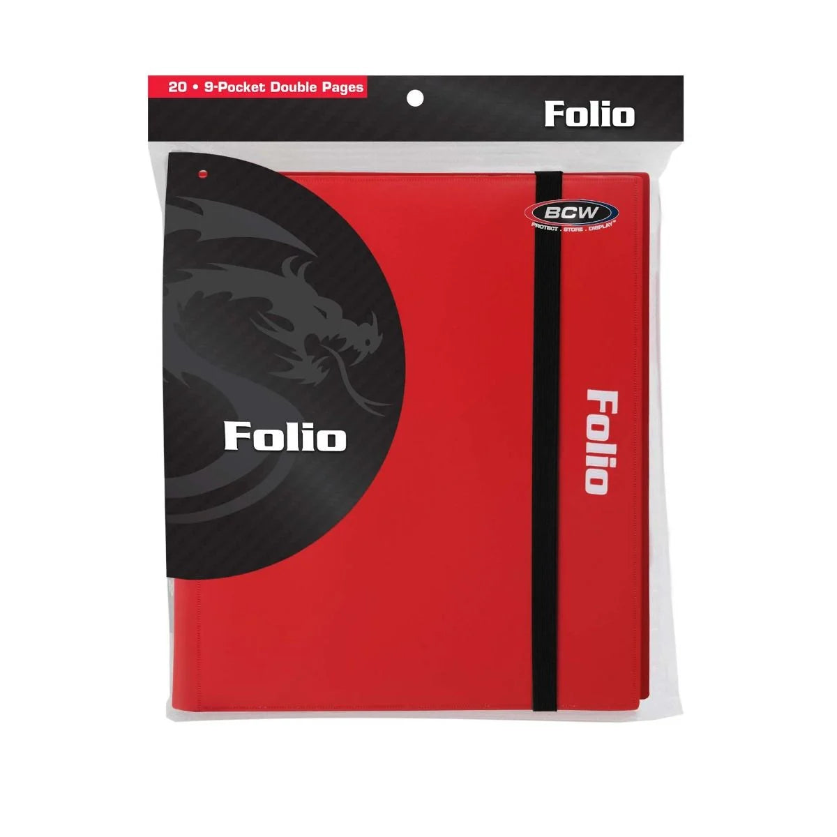 BCW - Folio 9 Pocket Binder - Red