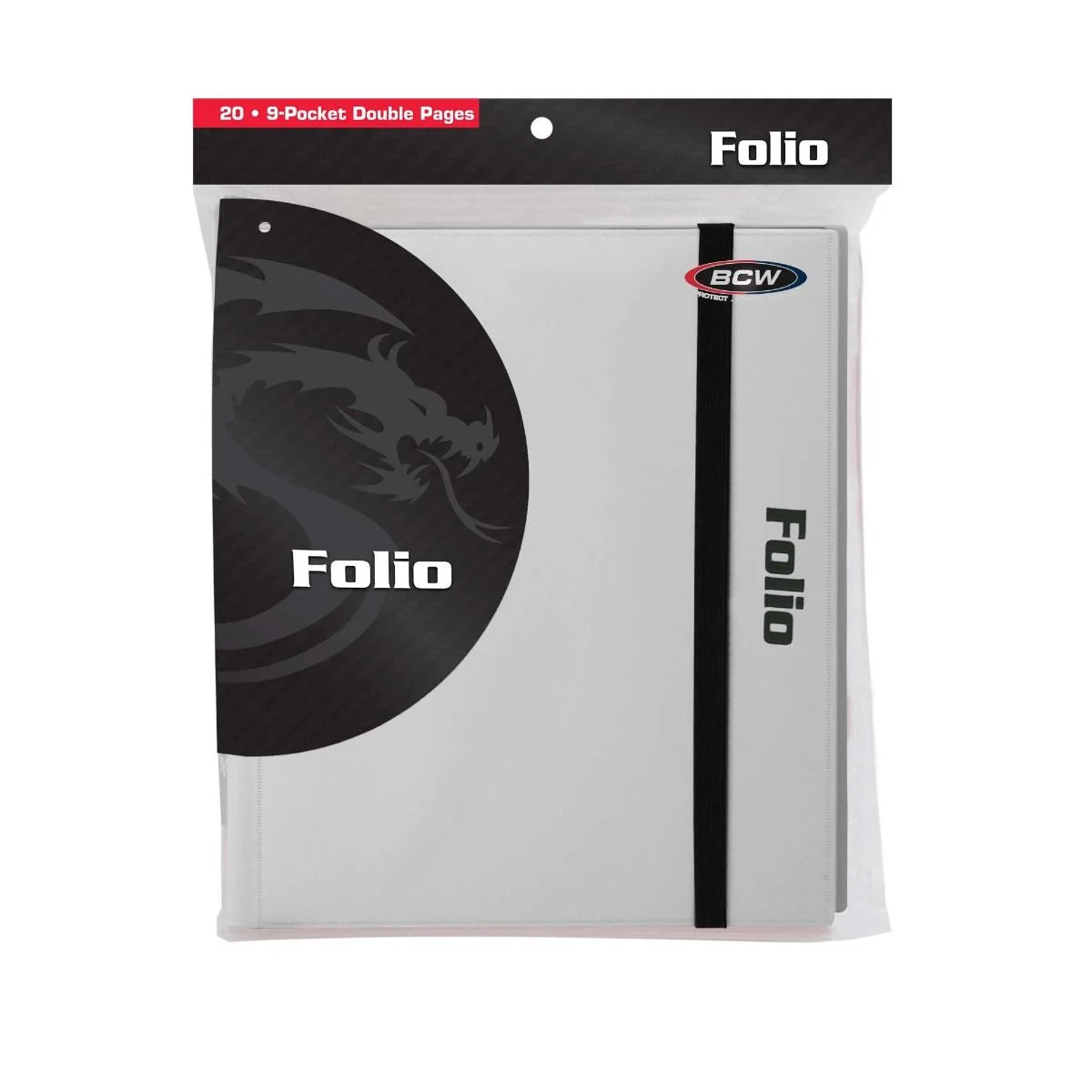 BCW - Folio 9 Pocket Binder - White