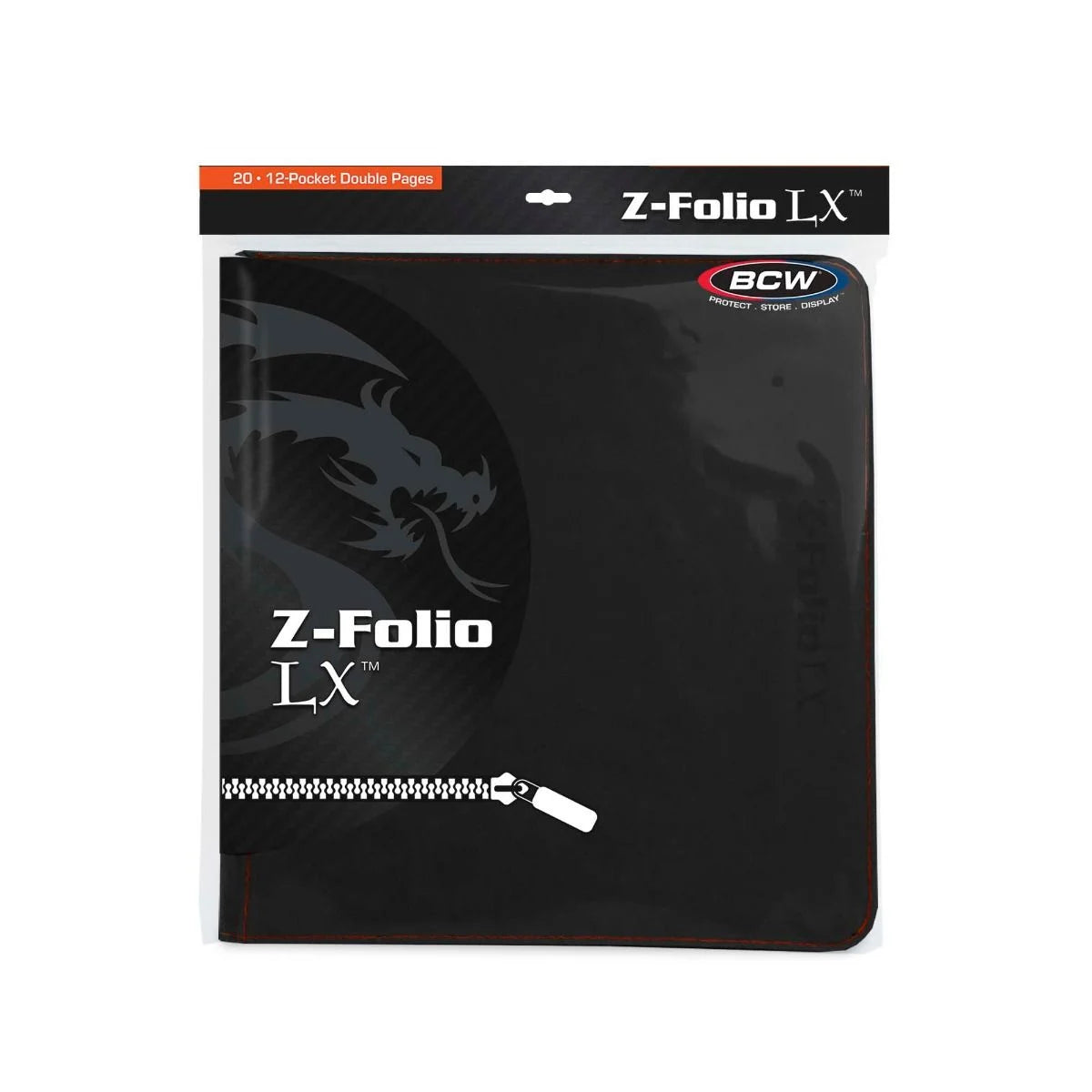 BCW Z Folio 12 Pocket LX Album - Black Binder