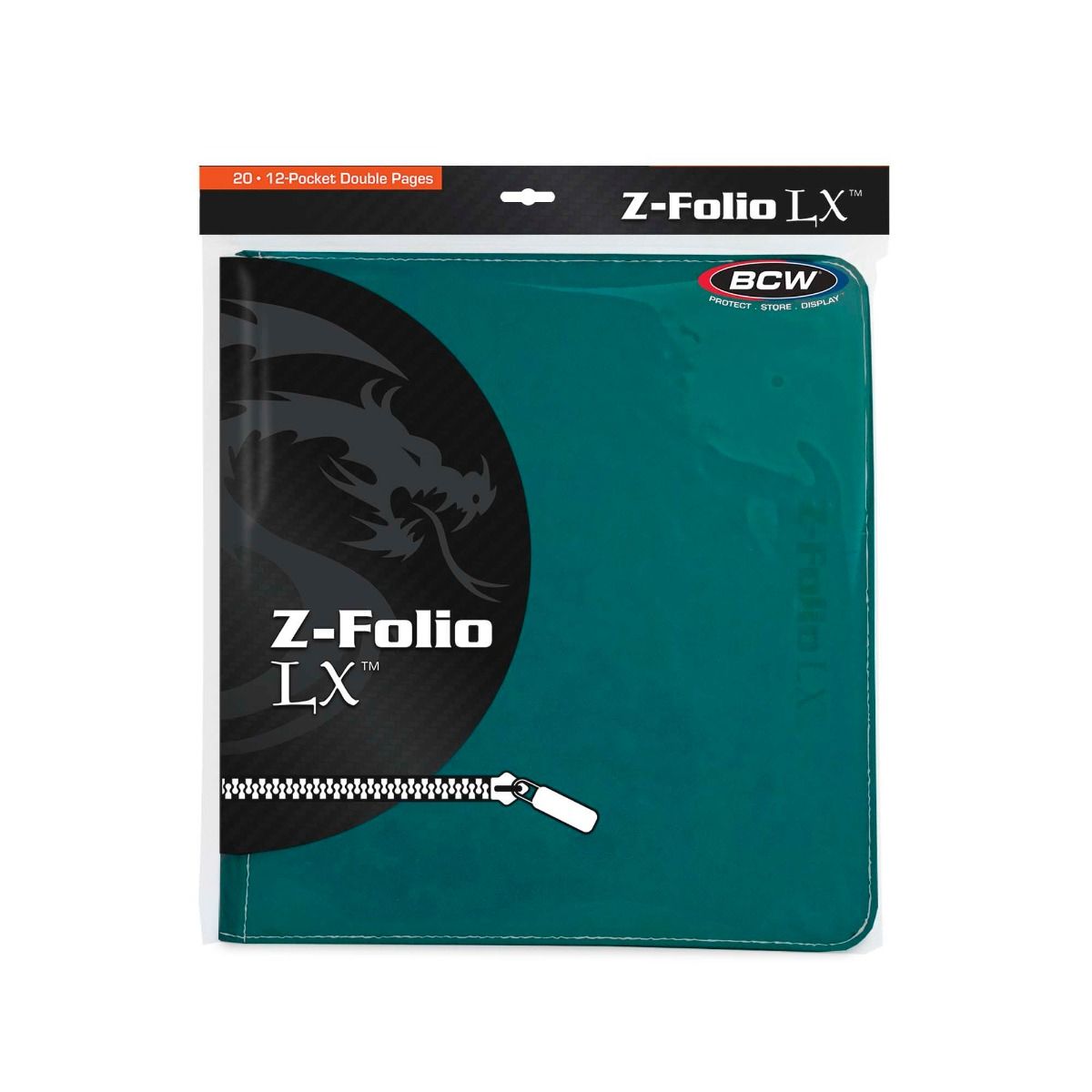 BCW Z Folio 12 Pocket LX Album Teal Binder