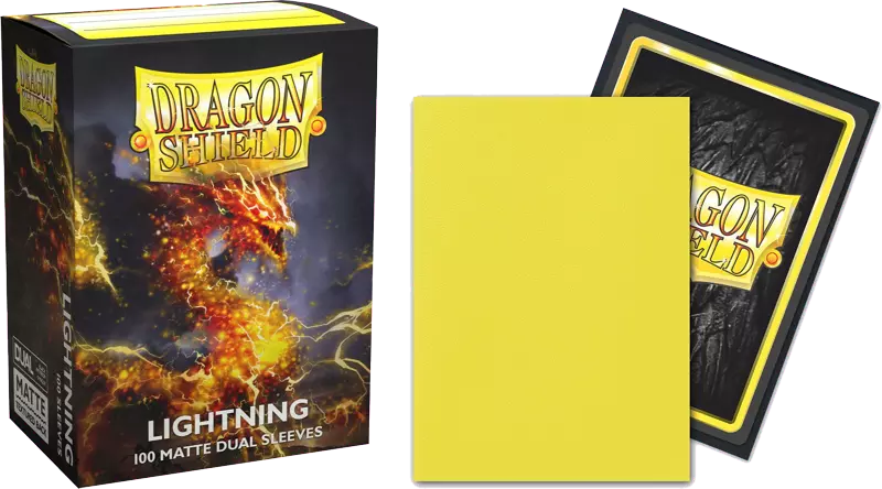 Dragon Shield - 100 Standard Sleeves - Lightning Dual Matte