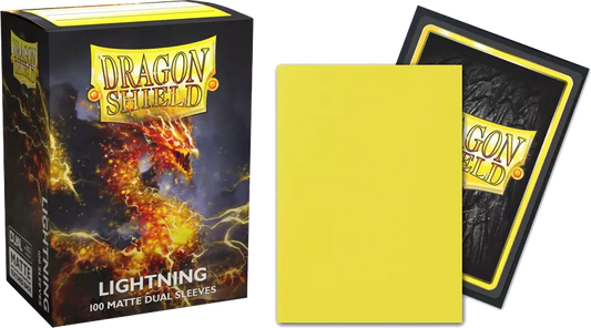 Dragon Shield - 100 Standard Sleeves - Matte Dual - Lightning