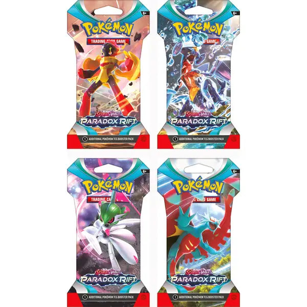 Pokemon - Scarlet and Violet - Paradox Rift - SV04 - Sleeved Booster Pack - Styles Vary