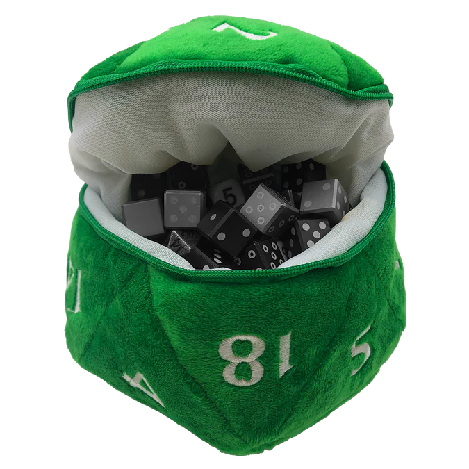 Ultra Pro - Plush D20 - Dice Bag - Green