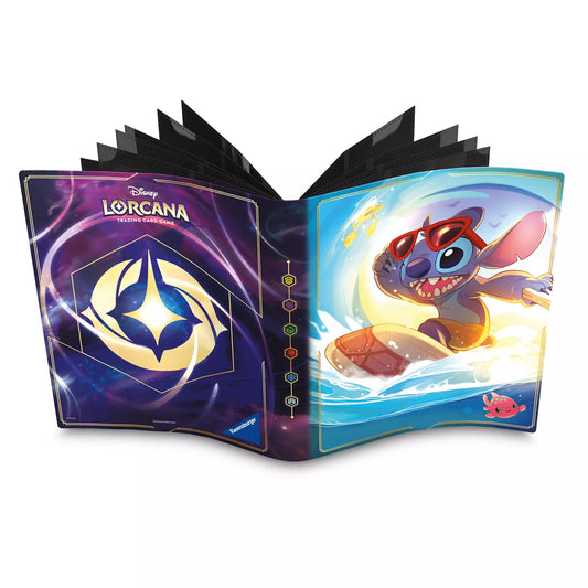 Disney - Lorcana - Rise of the Floodborn - Lorebook 10 Pocket Card Portfolio - Stitch