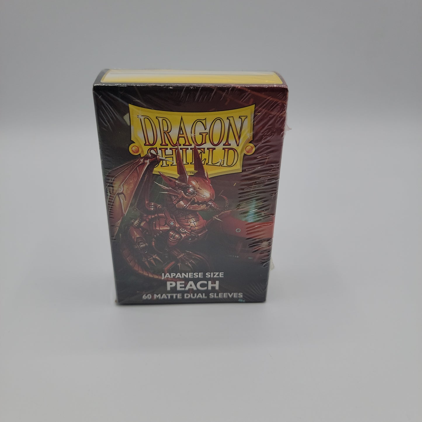Dragon Shield - 60 Japanese Size Card Sleeves - Matte Dual Sleeves - Peach