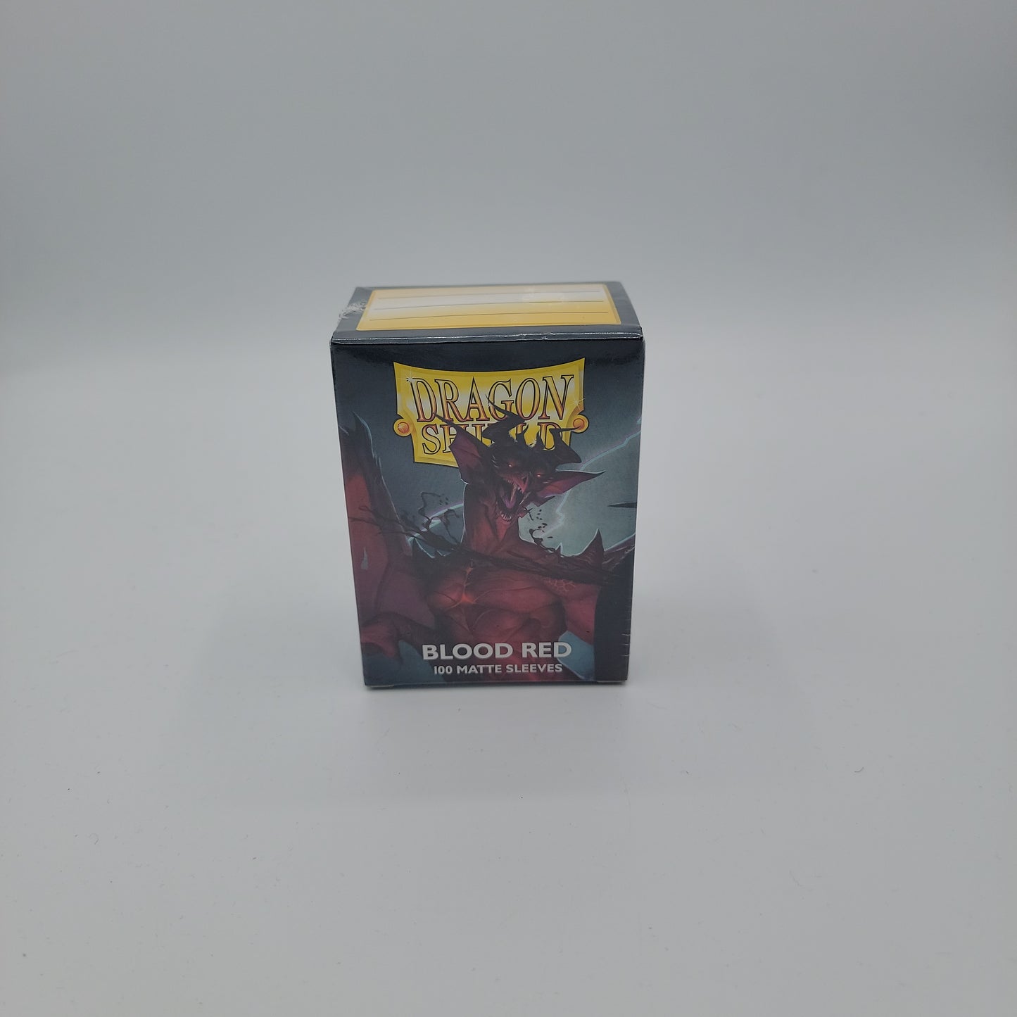 Dragon Shield - 100 Standard Sleeves - Blood Red Matte