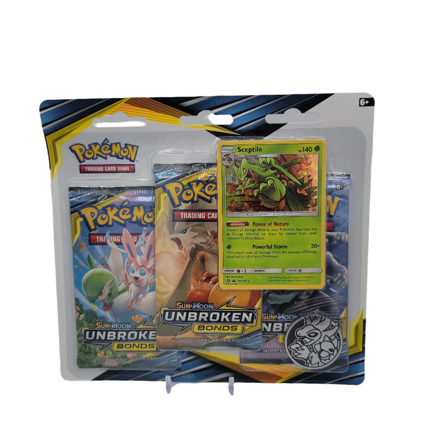 Pokemon - Sun and Moon - Unbroken Bonds - 3 Pack Blister - Sceptile