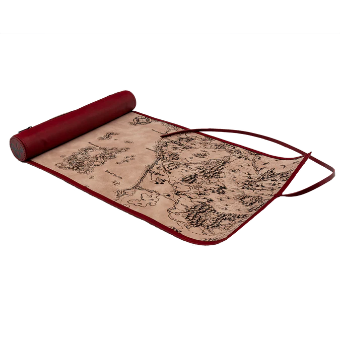 Ultra Pro - Dungeons and Dragons - Dice Scroll Map Sword Coast - Dice Bag and Rolling Mat