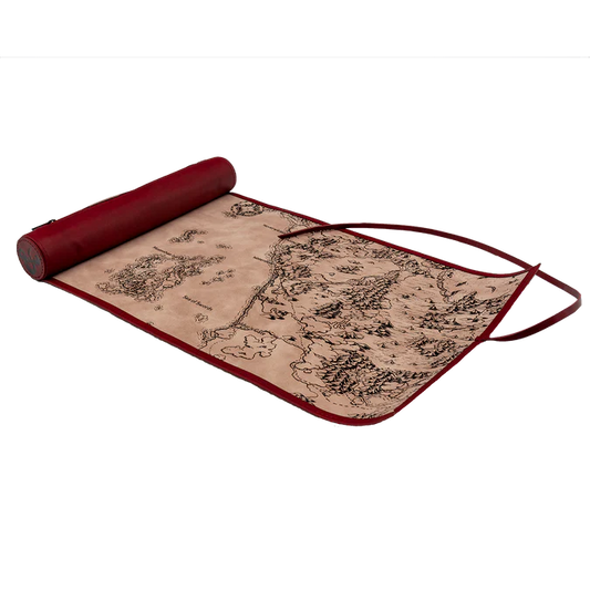 Ultra Pro - Dungeons and Dragons - Dice Scroll Map Sword Coast - Dice Bag and Rolling Mat