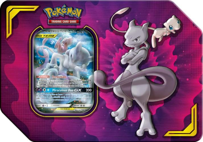 Pokemon - Power Partnership Tin - Mewtwo and Mew GX