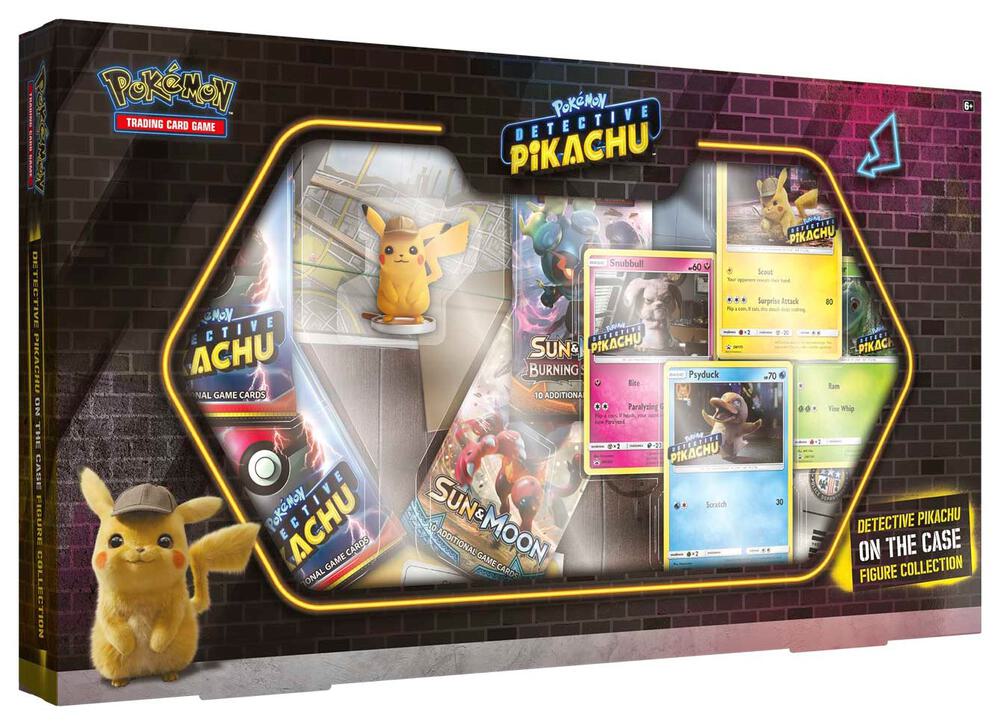 Pokemon - Sun and Moon - Detective Pikachu - On The Case Figure Collection Box