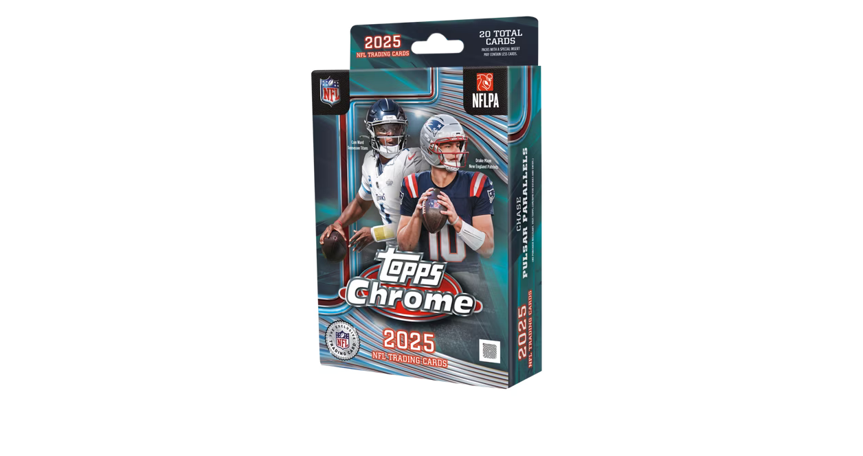 2025-26 Topps Chrome NFL Football Hanger Box