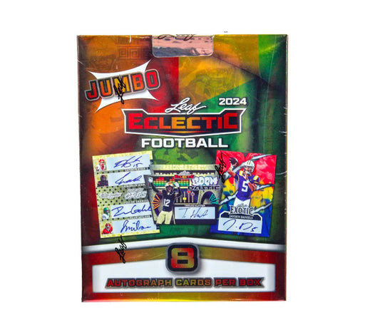 2024 Leaf Eclectic Football Jumbo Hobby Box