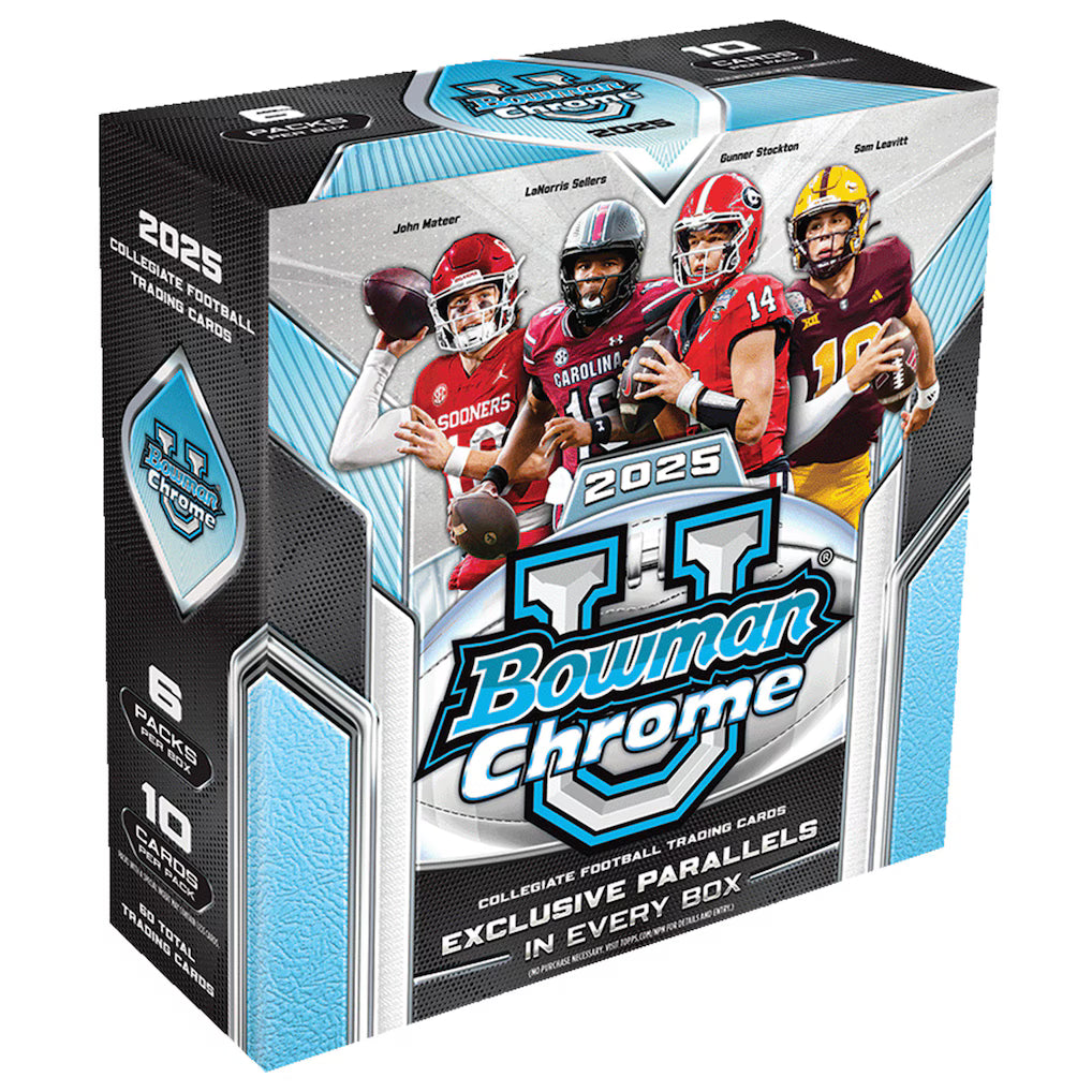 2025 Topps Bowman University Chrome Football Mega Box