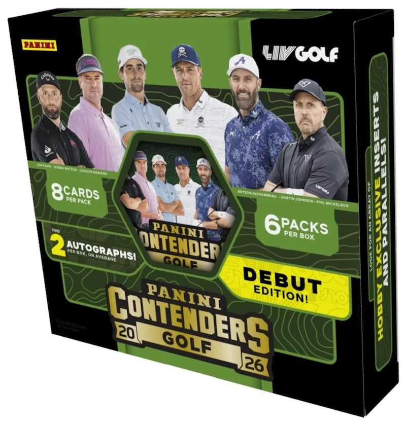 2026 Panini Contenders LIV Golf Hobby Box