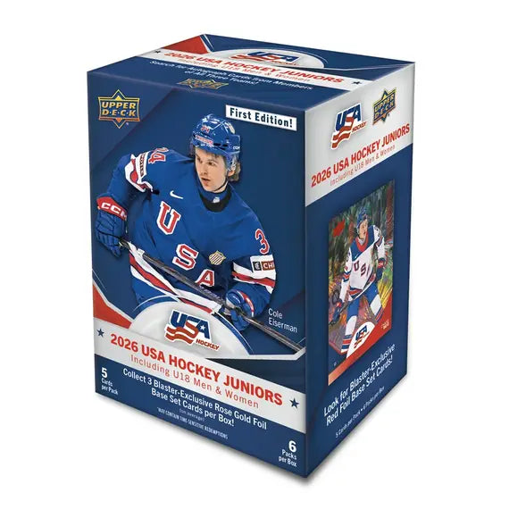 2026 Upper Deck Team USA Junior Hockey Blaster Box