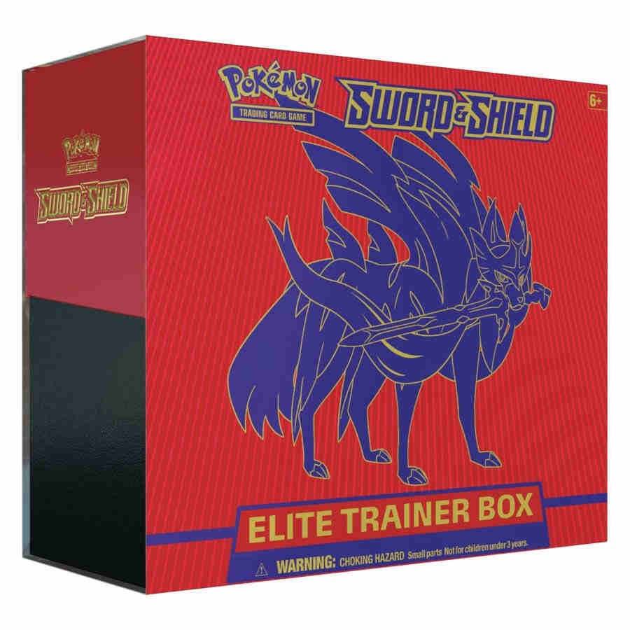Pokemon - Sword and Shield - Base - ETB - Elite Trainer Box - Zacian
