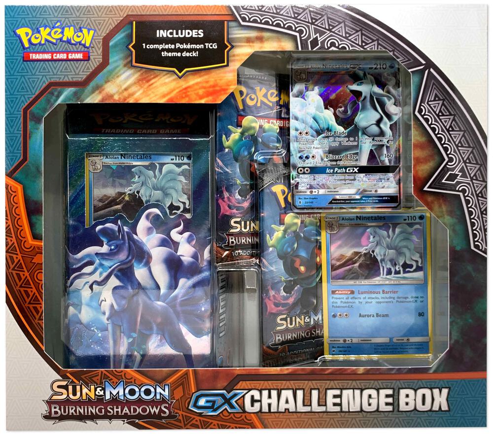 Pokemon - Sun and Moon - Burning Shadows - GX Challenge Box - Alolan Ninetales