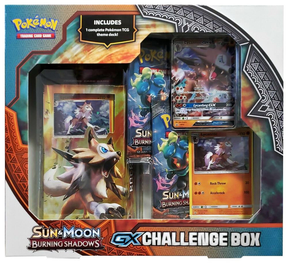 Pokemon - Sun and Moon - Burning Shadows - GX Challenge Box - Lycanroc