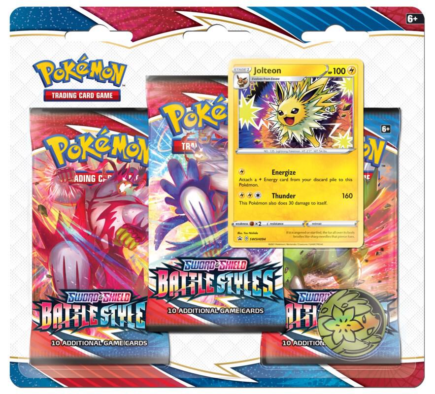 Pokemon - Sword and Shield - Battle Styles - 3 Pack Blister