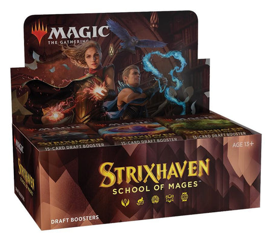 Magic The Gathering - MTG - Strixhaven School of Mages - Draft Booster Box