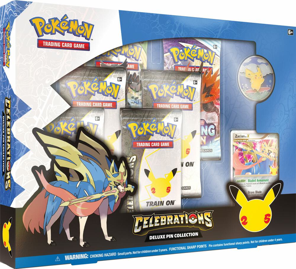Pokemon - Celebrations - Deluxe Pin Collection Box - Zacian