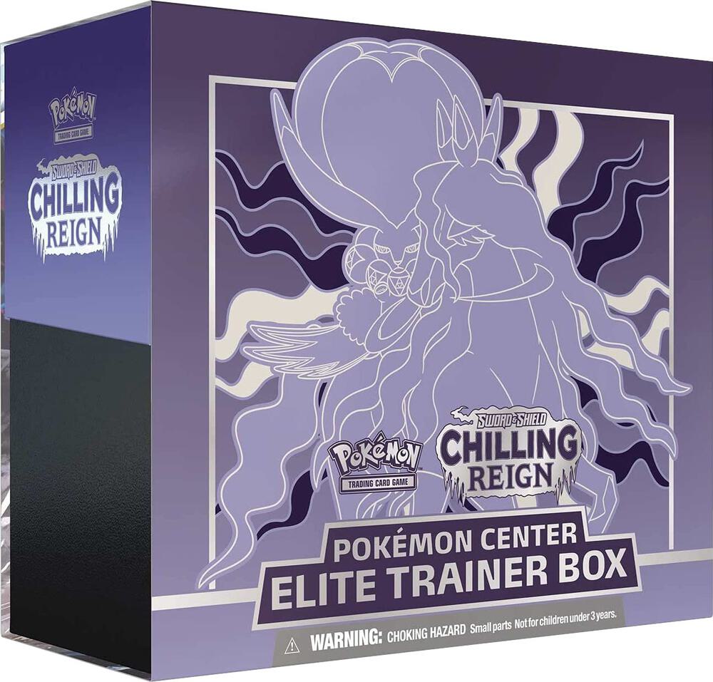 Pokemon - Sword and Shield - Chilling Reign - Pokemon Center Exclusive - ETB - Elite Trainer Box - Style May Vary