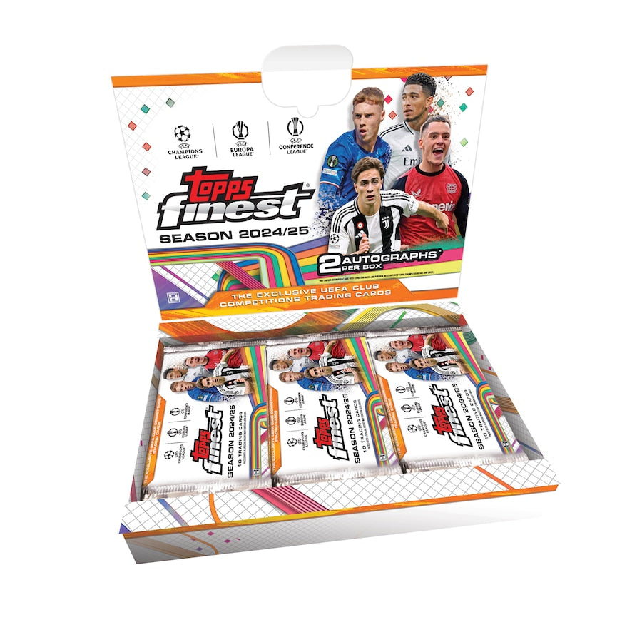 2024-25 Topps Finest UEFA Club Soccer Hobby Box