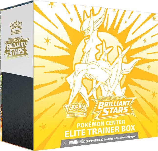 Pokemon - Sword and Shield - Brilliant Stars - Pokemon Center Exclusive - Elite Trainer Box - ETB