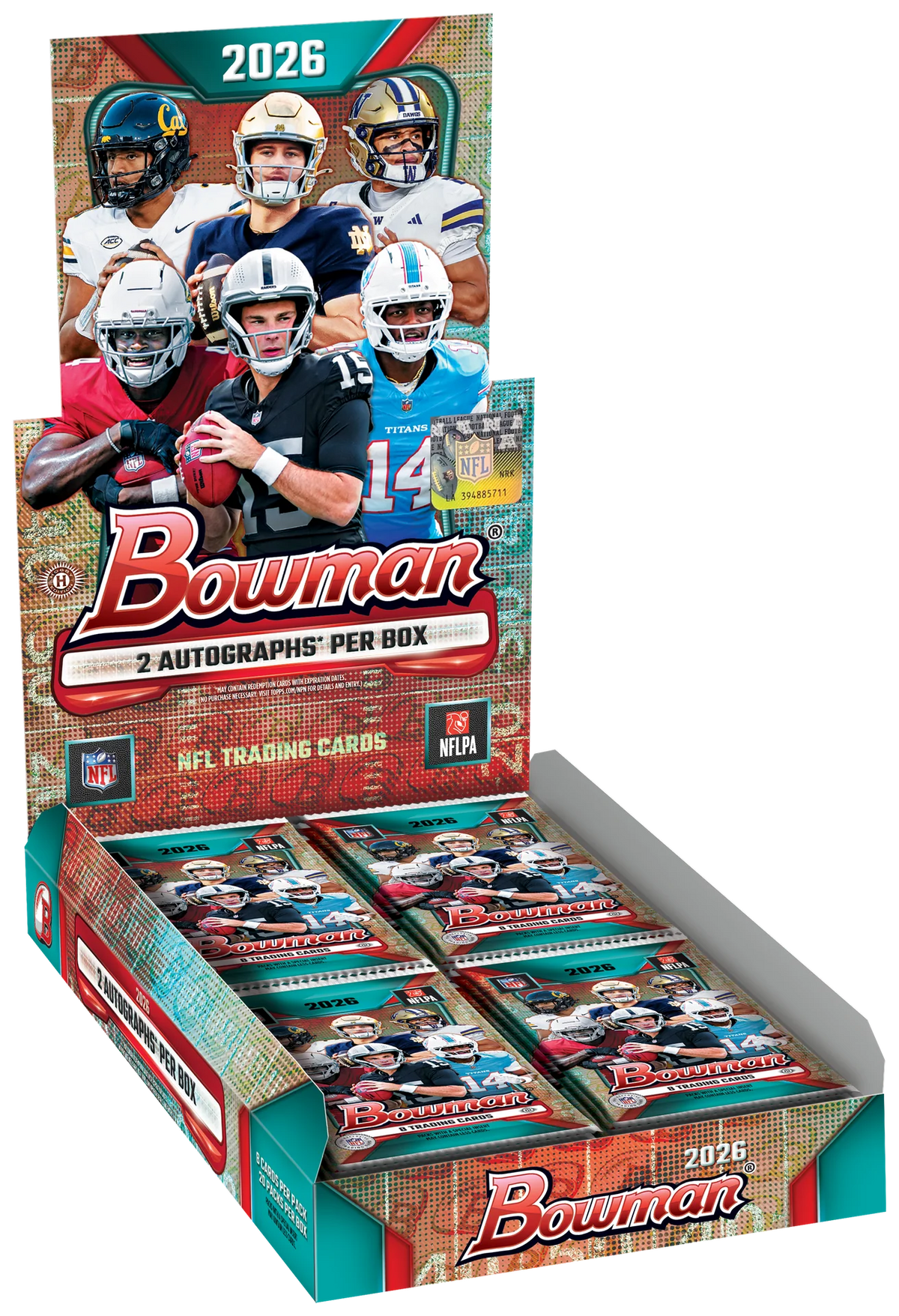 2026 Topps Bowman NFL Football Hobby Box