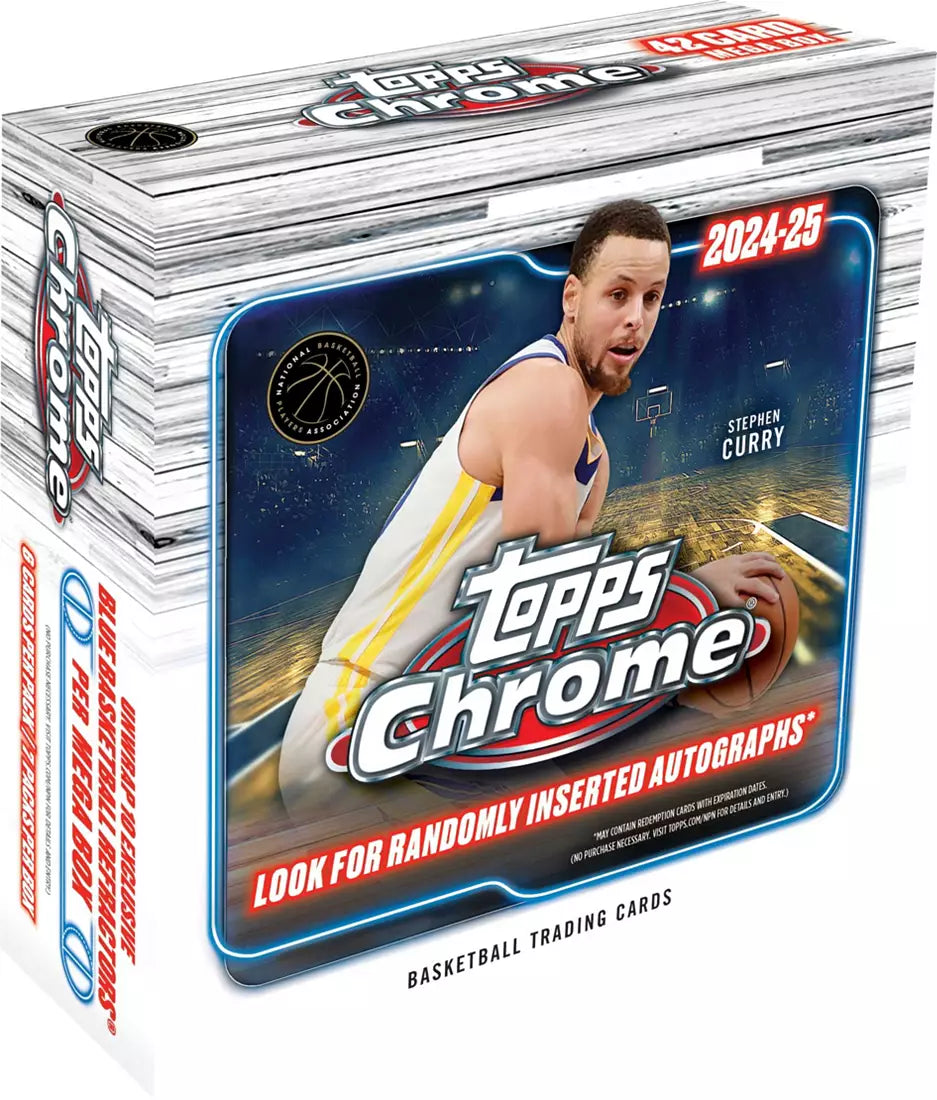 2024-25 Topps Chrome NBA Basketball Mega Box