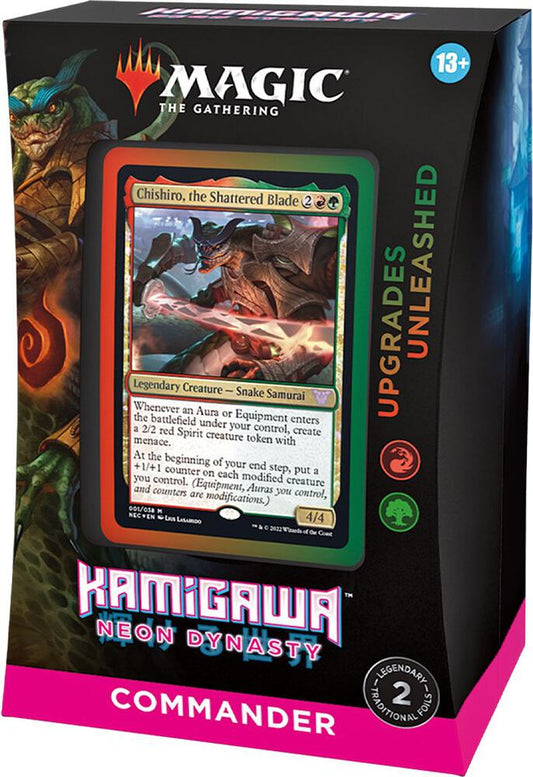 Magic The Gathering - MTG - Kamigawa Neon Dynasty - Commander Deck - Upgrades Unleashed