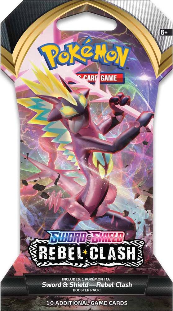 Pokemon - Sword and Shield - Rebel Clash - Sleeved Booster Pack