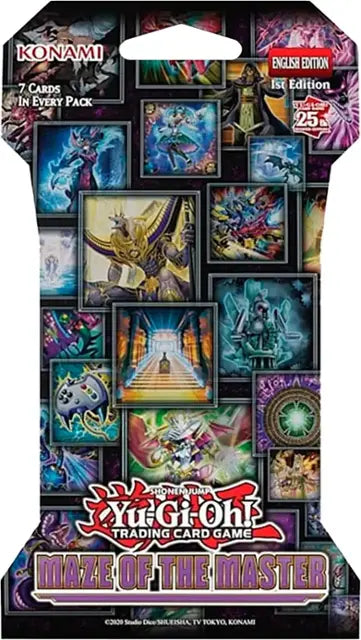 Konami - Yu-Gi-Oh! - Maze of The Master - 1st Edition - Sleeved Booster Pack