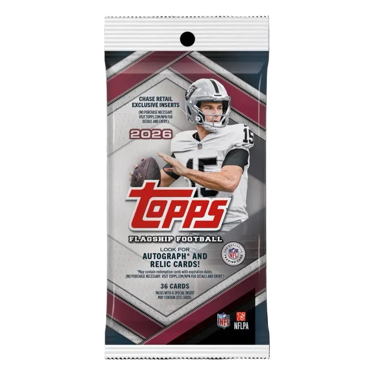2026 Topps Flagship NFL Football Fat Pack