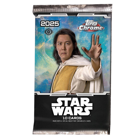 2025 Topps Chrome Star Wars Retail Pack