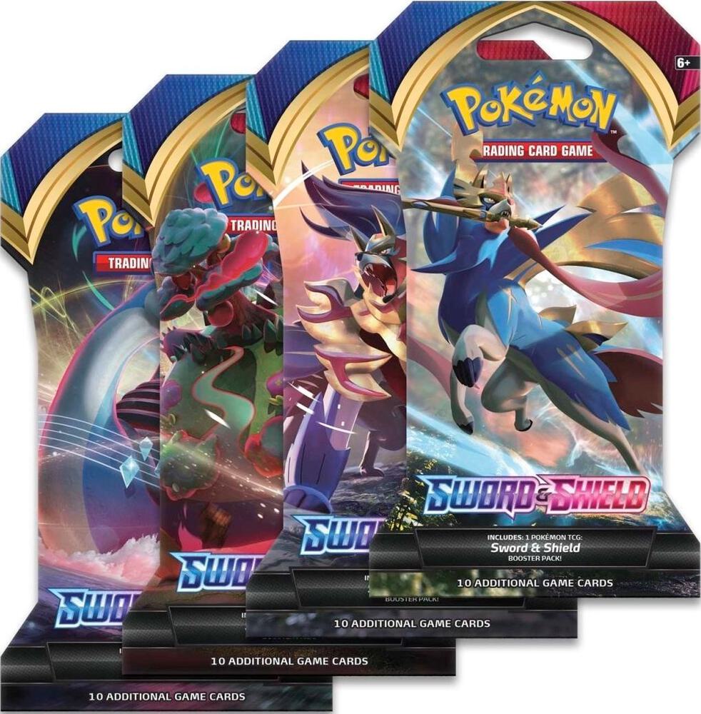 Pokemon - Sword and Shield - Base - Sleeved Booster Pack - Styles Vary