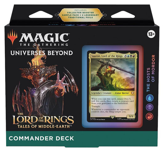 Magic the Gathering - MTG - The Lord of the Rings Tales of Middle Earth - Commander Deck - The Hosts of Mordor