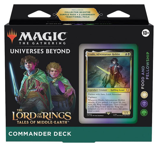 Magic the Gathering - MTG - The Lord of the Rings Tales of Middle Earth - Commander Deck - Food and Fellowship