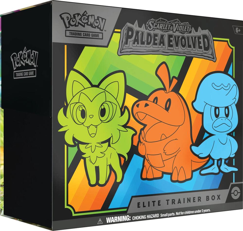 Pokemon - Scarlet and Violet - Paldea Evolved - SV02 - Elite Trainer B jawbreakers Pokemon - Scarlet and Violet - Paldea Evolved - SV02 - Elite Trainer B jawbreakers