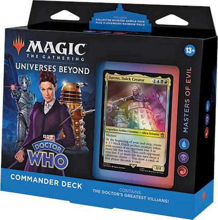 Magic the Gathering - MTG - Doctor Who - Masters Of Evil - Commander Deck