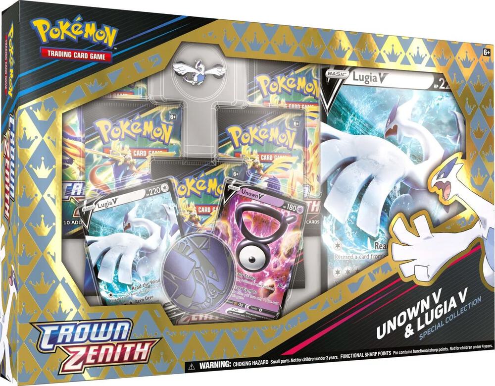 Pokemon - Sword and Shield - Crown Zenith - Special Collection Box - Unown V and Lugia V