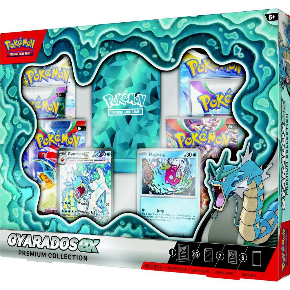 gamestop pokemon scarlet card Pokemon - Scarlet and Violet - Premium Collection Box - Gyarados EX