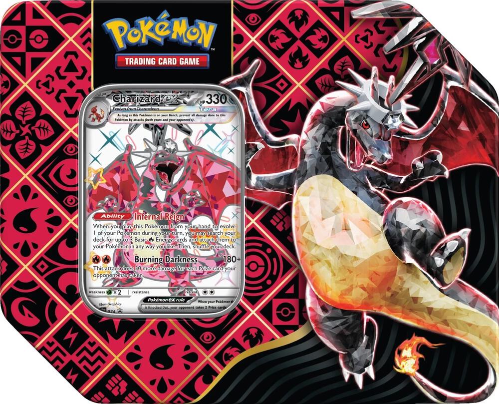 Pokemon - Scarlet and Violet - Paldean Fates - SV4.5 - Paldean Fates Tin - Style Varies
