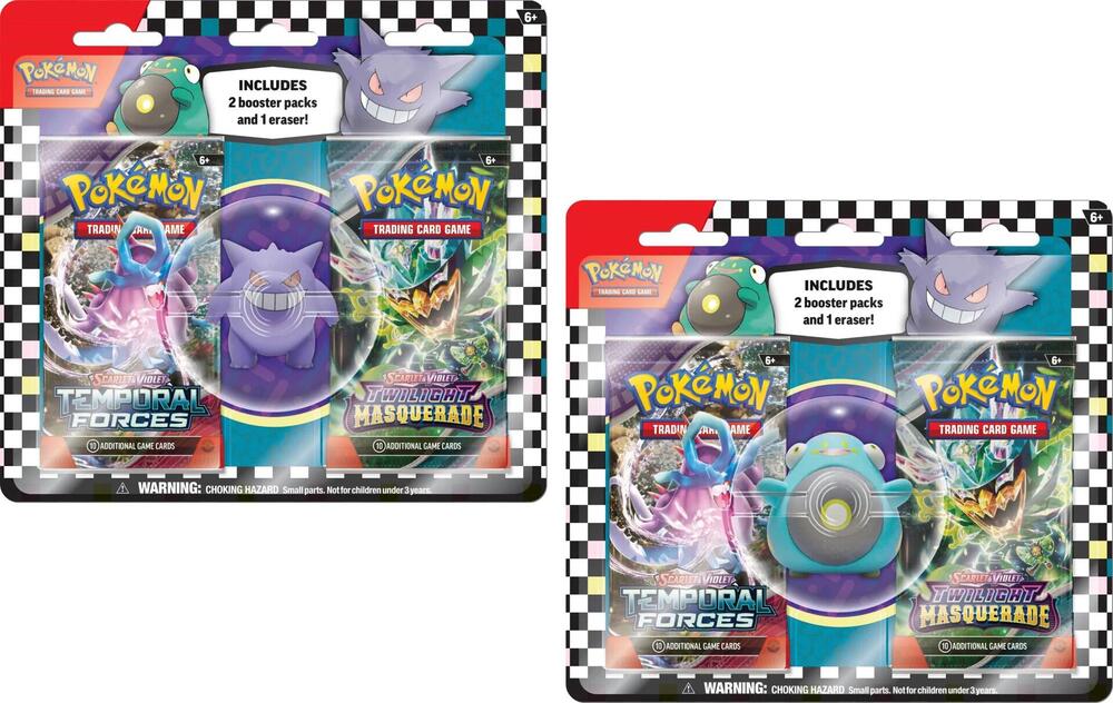 Pokemon - 2024 - Back to School - Eraser Blister Pack